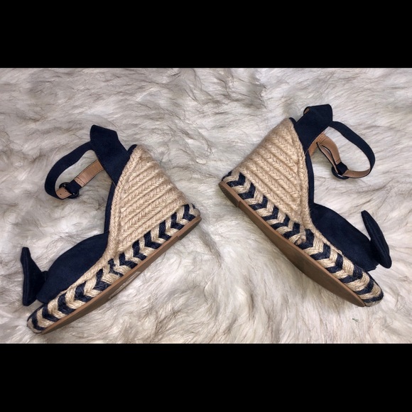 H&M Navy blue Wedge Espadrille sandals - Picture 4 of 6